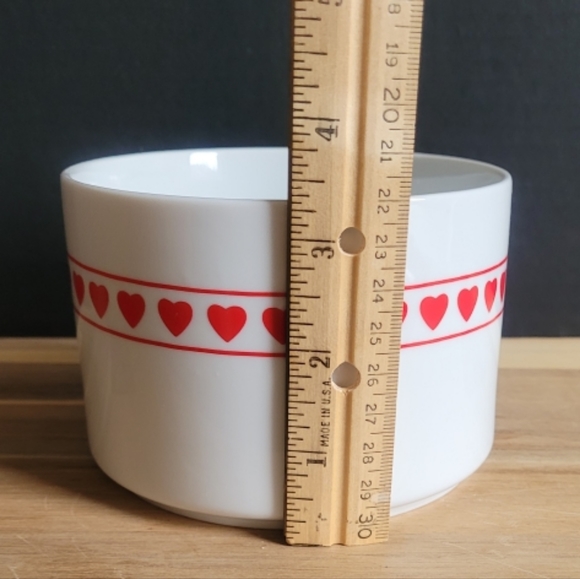 1988 F.T.D.A. Heart Pattern Dish / Planter Galentine's Valentine's Day - Picture 3 of 7